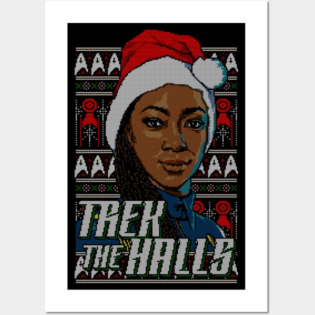 Trek the Halls Sweater Wall Art by boltfromtheblue